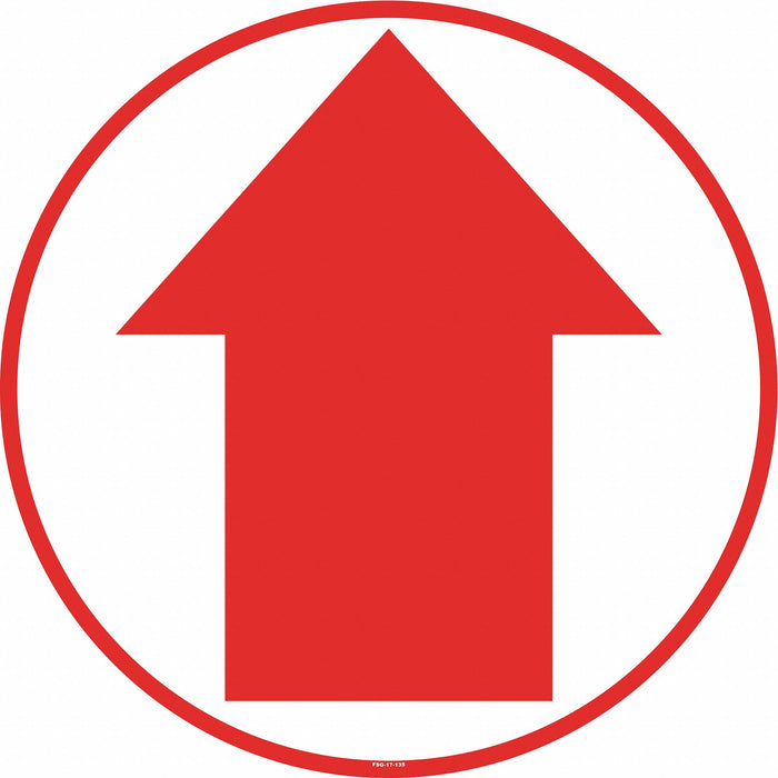 Anti-Slip Floor Sign 17 in x 17 in Vinyl