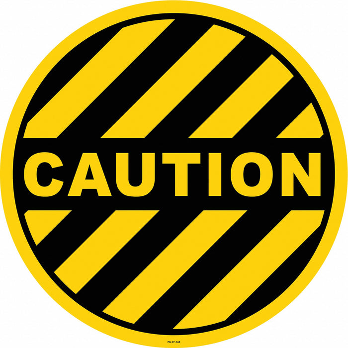Anti-Slip Floor Sign 17 in x 17 in Vinyl