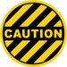 Anti-Slip Floor Sign 17 in x 17 in Vinyl