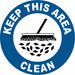 Anti-Slip Floor Sign 17 in x 17 in Vinyl