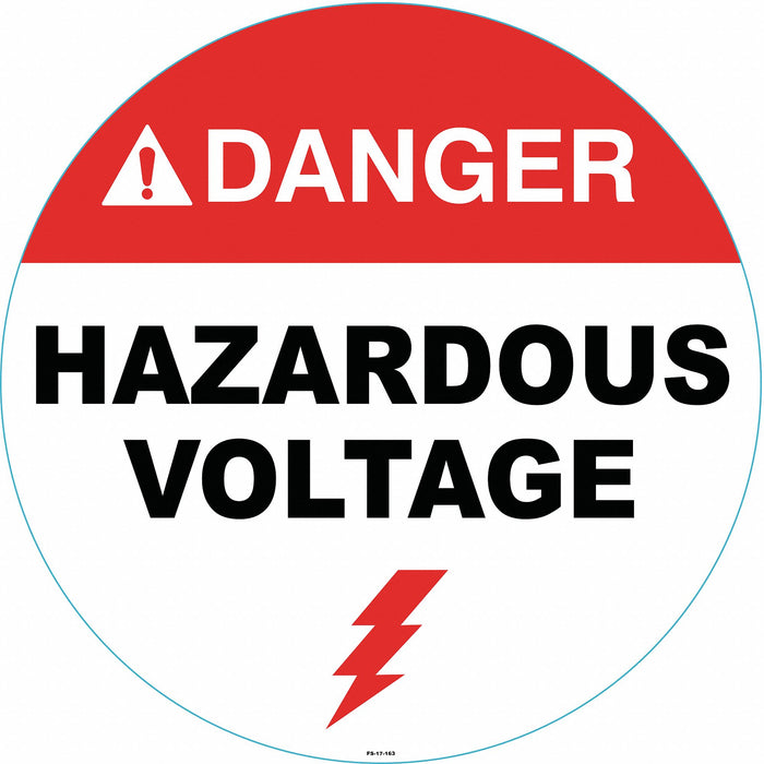 Anti-Slip Floor Sign 17 in x 17 in Vinyl