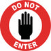 Anti-Slip Floor Sign 17 in x 17 in Vinyl