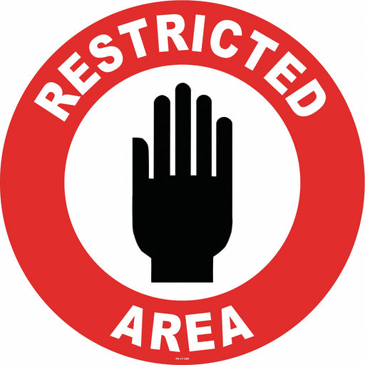 Anti-Slip Floor Sign 17 in x 17 in Vinyl