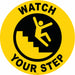 Anti-Slip Floor Sign 17 in x 17 in Vinyl