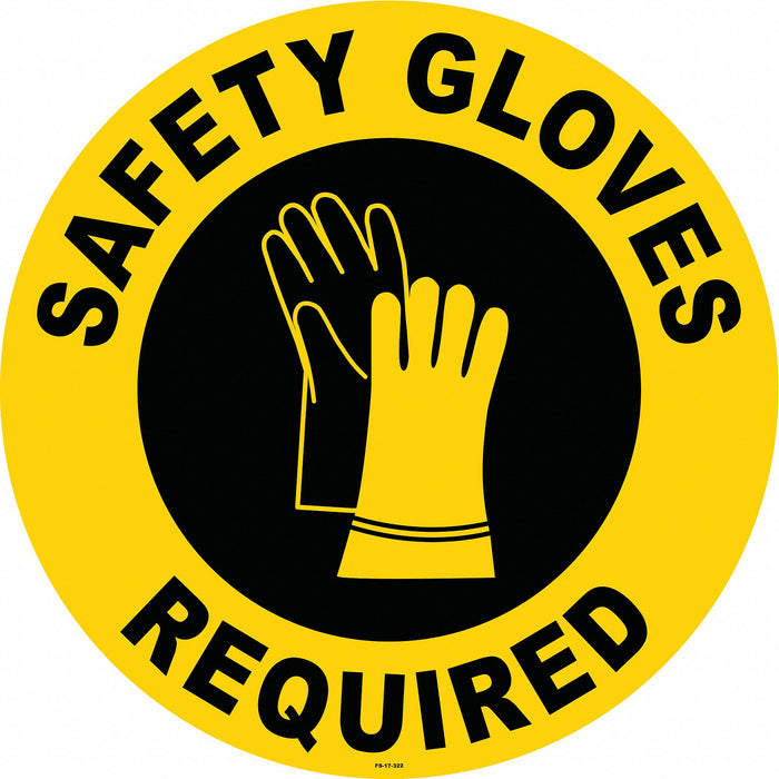 Anti-Slip Floor Sign 17 in x 17 in Vinyl