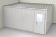 Modular In-Plant Office 12 ftx8 ftx16 ft