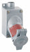 Receptacle Gray 20 A 2P3W Back 1PK
