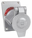 Receptacle Gray 20 A 2P3W Back 1PK