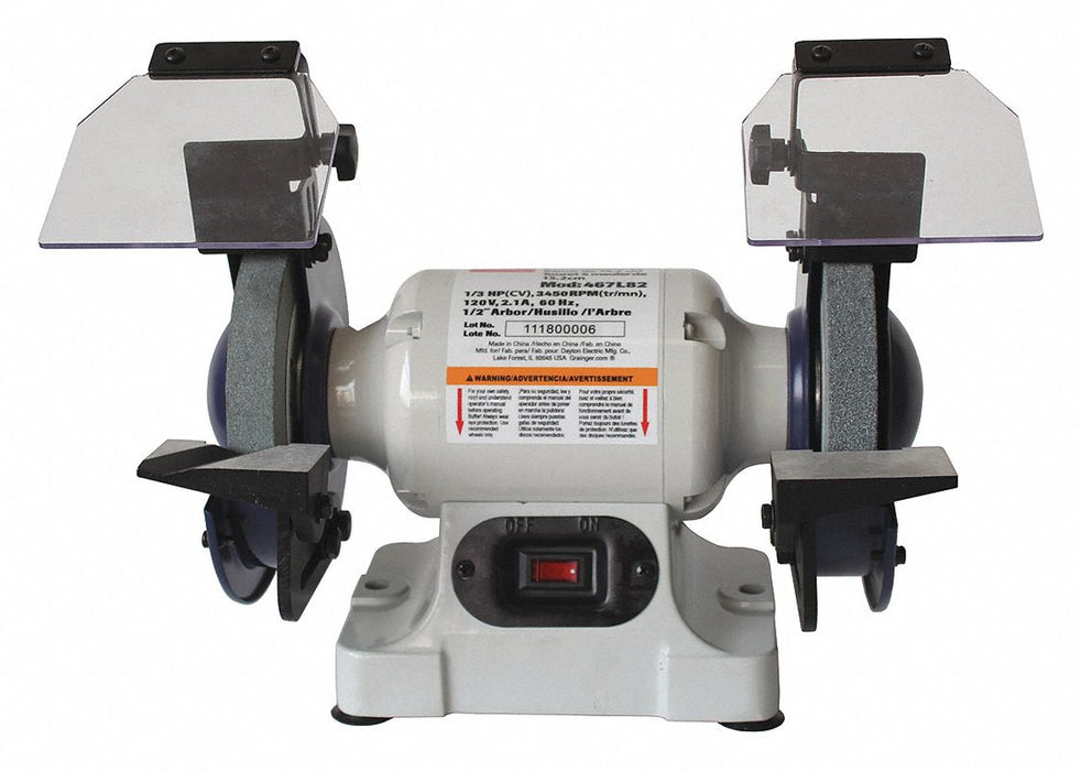 Bench Grinder 6 36/60 Grit 1/3HP