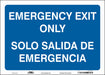 J9233 Safety Sign 10 in x 14 in Vinyl