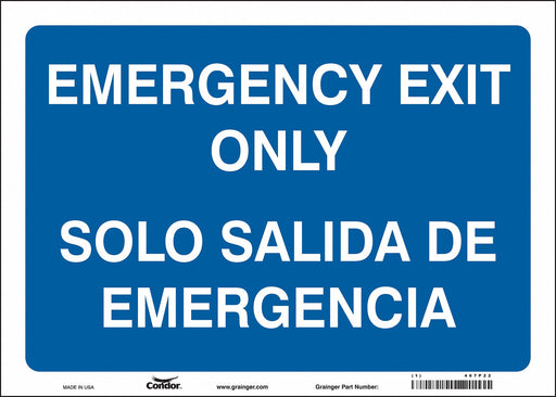 J9233 Safety Sign 10 in x 14 in Vinyl