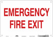 Safety Sign 7 in x 10 in Polyethylene
