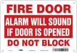 Safety Sign 7 in x 10 in Polyethylene