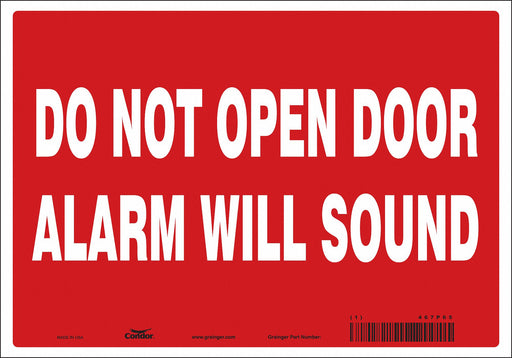 Safety Sign 7 in x 10 in Vinyl