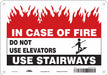 Safety Sign 7 in x 10 in Glow Vinyl