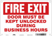 Safety Sign 7 in x 10 in Aluminum