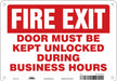 Safety Sign 7 in x 10 in Polyethylene
