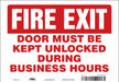Safety Sign 7 in x 10 in Vinyl