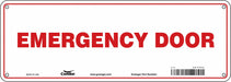 Safety Sign 5 in x 14 in Polyethylene