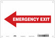 Safety Sign 7 in x 10 in Aluminum