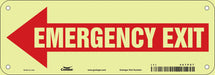 Safety Sign 3 1/2 x 10 in Polyethylene