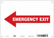 Safety Sign 7 in x 10 in Polyethylene