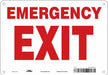 Safety Sign 7 in x 10 in Aluminum