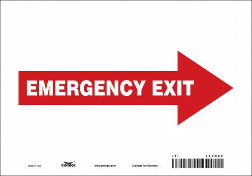 Safety Sign 7 in x 10 in Vinyl