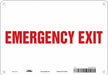 Safety Sign 7 in x 10 in Aluminum