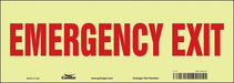 Safety Sign 5 in x 14 in Glow Vinyl