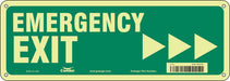 Safety Sign 5 in x 14 in Polyethylene