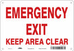 Safety Sign 7 in x 10 in Aluminum