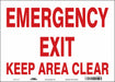 Safety Sign 10 in x 14 in Vinyl