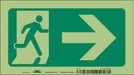 Safety Sign 4 1/2 in x 8 in Aluminum