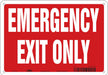 Safety Sign 7 in x 10 in Polyethylene