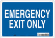 Safety Sign 7 in x 10 in Aluminum