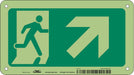 Safety Sign 4 1/2 in x 8 in Aluminum