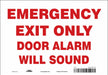 Safety Sign 7 in x 10 in Vinyl