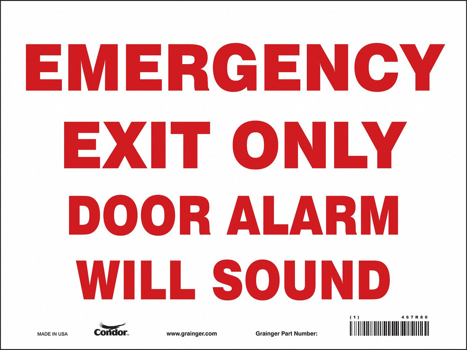 Safety Sign 9 in x 12 in Vinyl