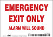 Safety Sign 3 1/2 in x 5 in Vinyl
