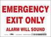 Safety Sign 5 in x 7 in Vinyl