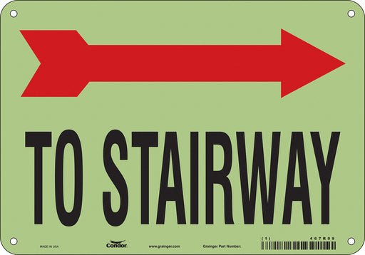 Safety Sign 7 in x 10 in Polyethylene