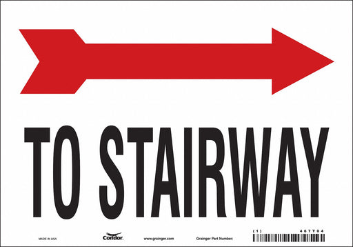 Safety Sign 7 in x 10 in Vinyl