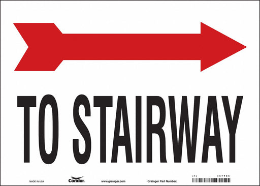 Safety Sign 10 in x 14 in Vinyl