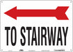 Safety Sign 10 in x 14 in Polyethylene