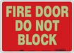 J7045 Safety Sign 10 in x 14 in Polyethylene