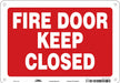 J7052 Safety Sign 7 in x 10 in Aluminum