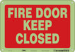 Safety Sign 7 in x 10 in Glow Vinyl