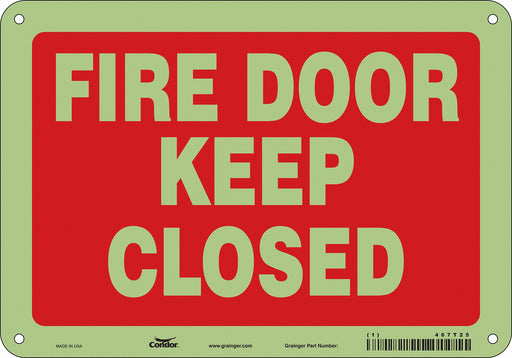 Safety Sign 7 in x 10 in Polyethylene