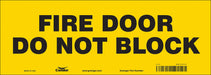 Safety Sign 5 in x 14 in Vinyl